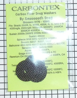 Smooth Drag Carbontex Drag Washer Set, #CBT S#3178-10345
