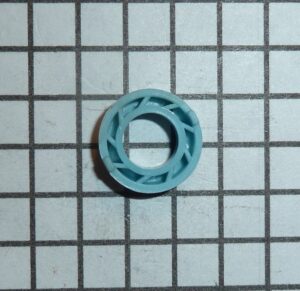 Shimano Drive Gear Bushing, #RD 2293; 7 X 13 X 4 mm.  Consider upgrading to a radial ball bearing!  